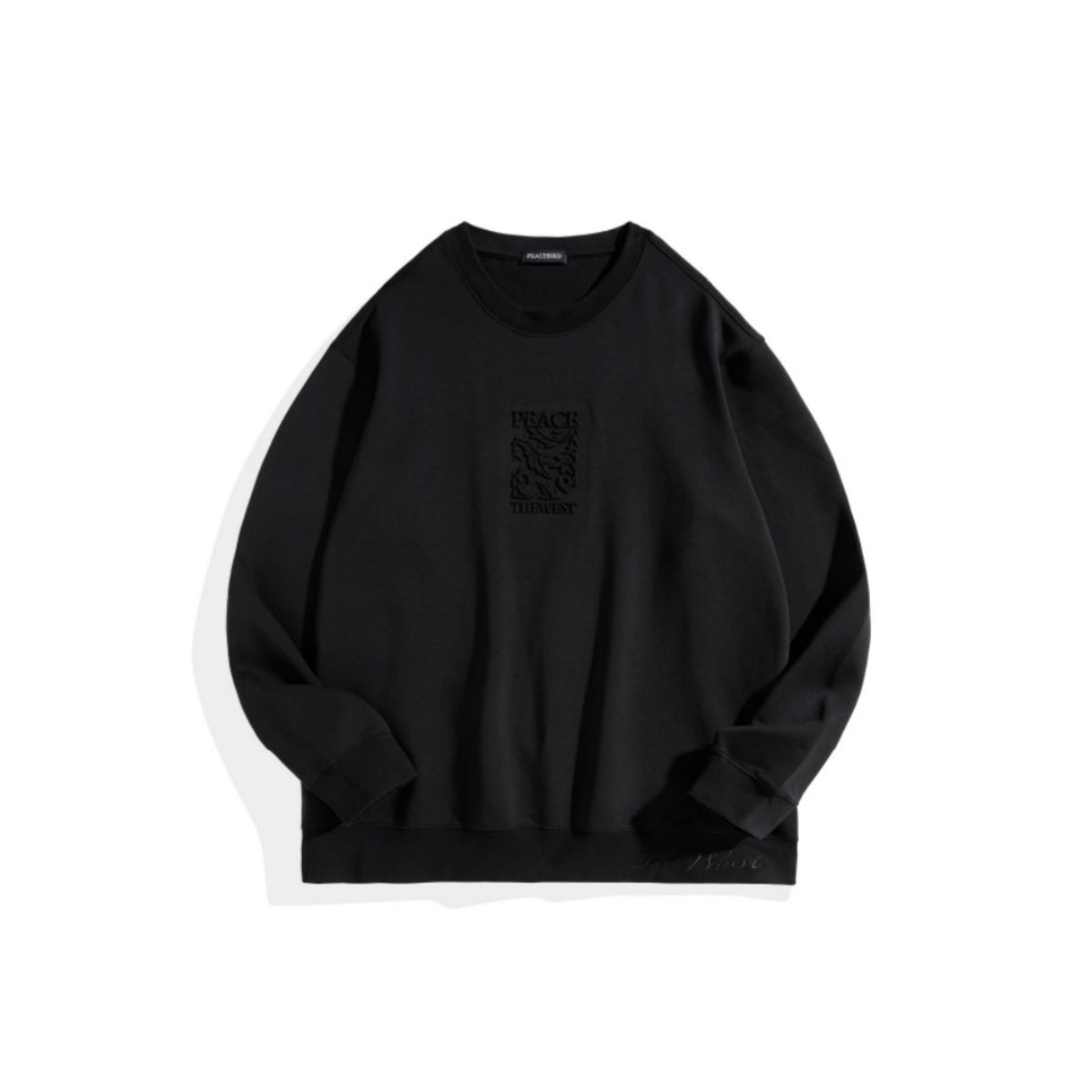 Men's Embroidered 3D Print Modal Sweatshirt