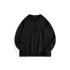 Men's Embroidered 3D Print Modal Sweatshirt