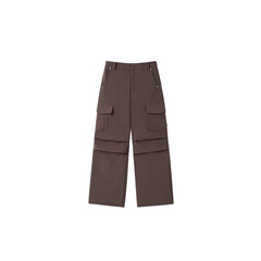 Women's Pleated Cargo Pants