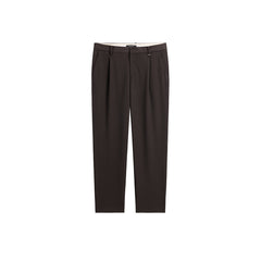 Men's Brown Formal Tapered Pant