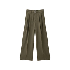 Women's High-Waist Wide-Leg Suit Trousers