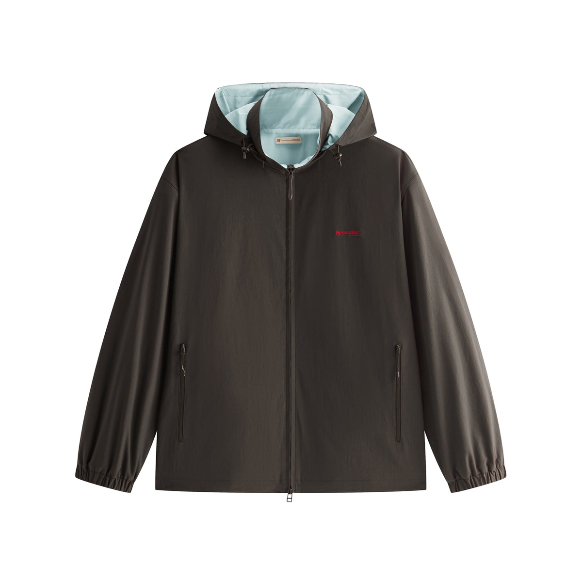 Men's Hooded Jacket with Contrast Lining