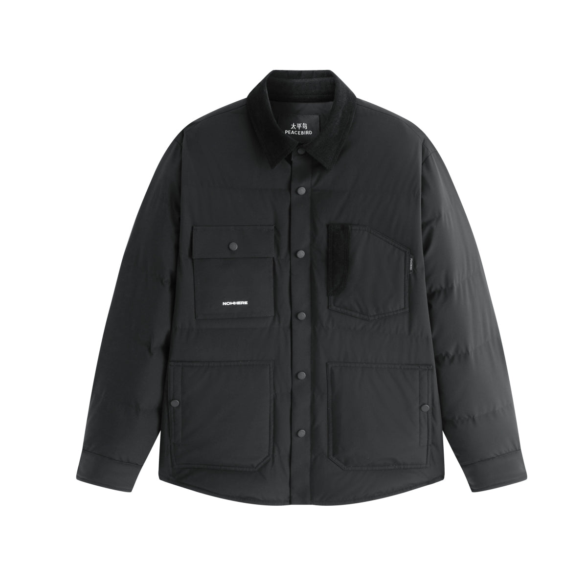 Men's Lightweight Utility Down Shirt Jacket