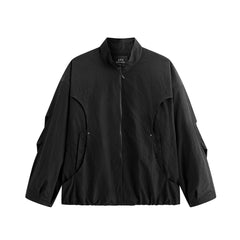 Men's Oversized High-Street Stand-Collar Jacket
