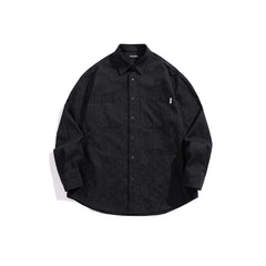 Men's Subtle Jacquard Pattern Shirt