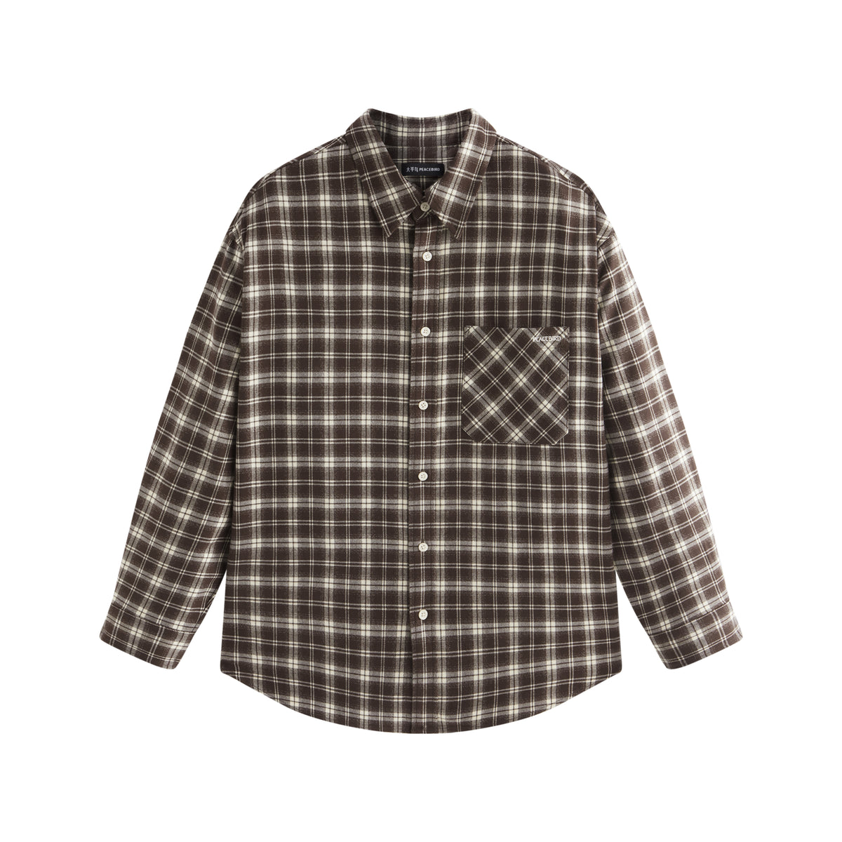 Men's Oversized Vintage Plaid Shirt