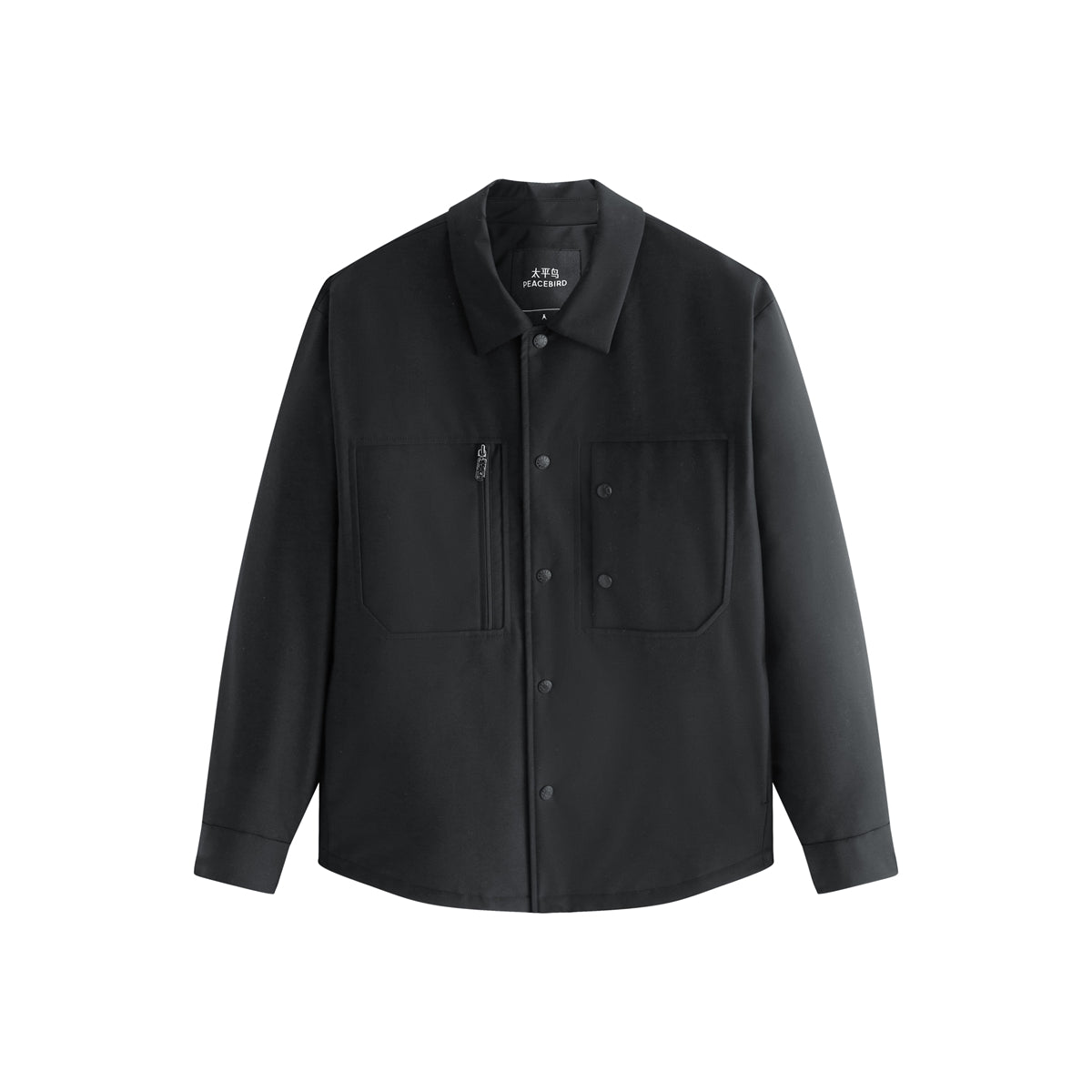 Men's Business Shirt-Style Goose Down Jacket