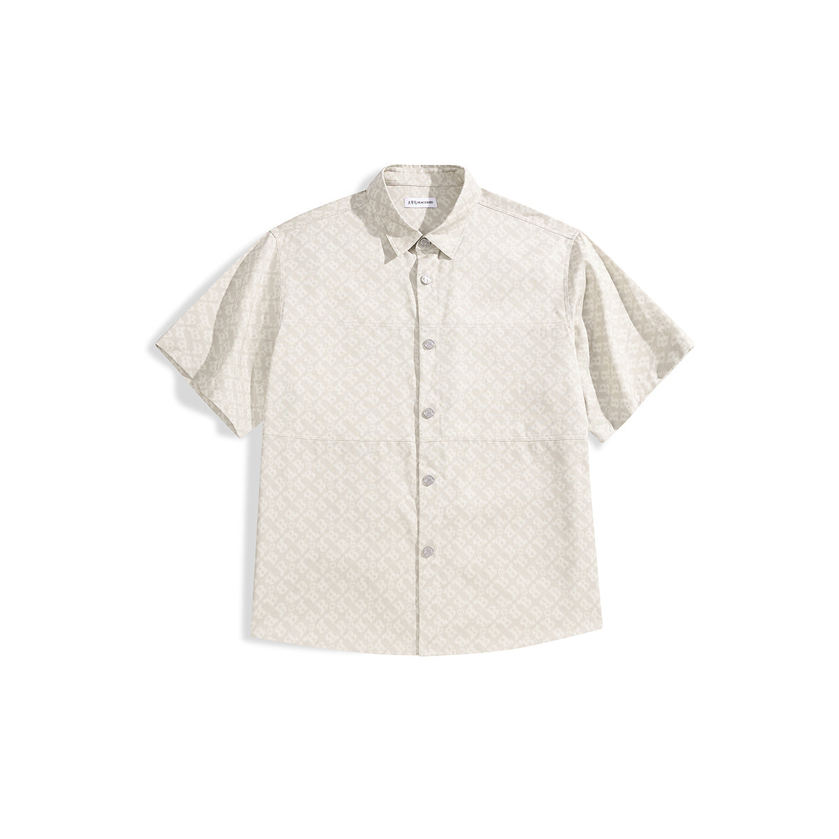 Men's Letter Print Short-Sleeve Shirt