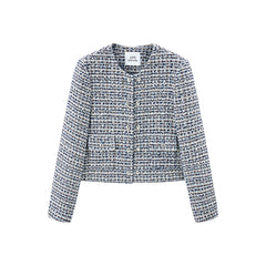 Women's Double-Breasted Tweed Jacket