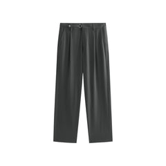 Men's Draped Wide-Leg Trousers