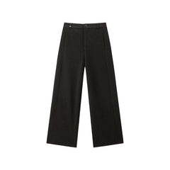 Women's High-Waist Chenille Wide-Leg Pants