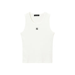 Women's Letter Knit Tank Top