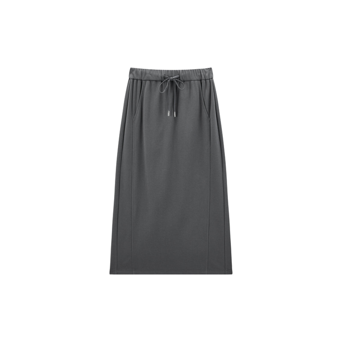 Women's Drawstring High-Waist Straight Skirt