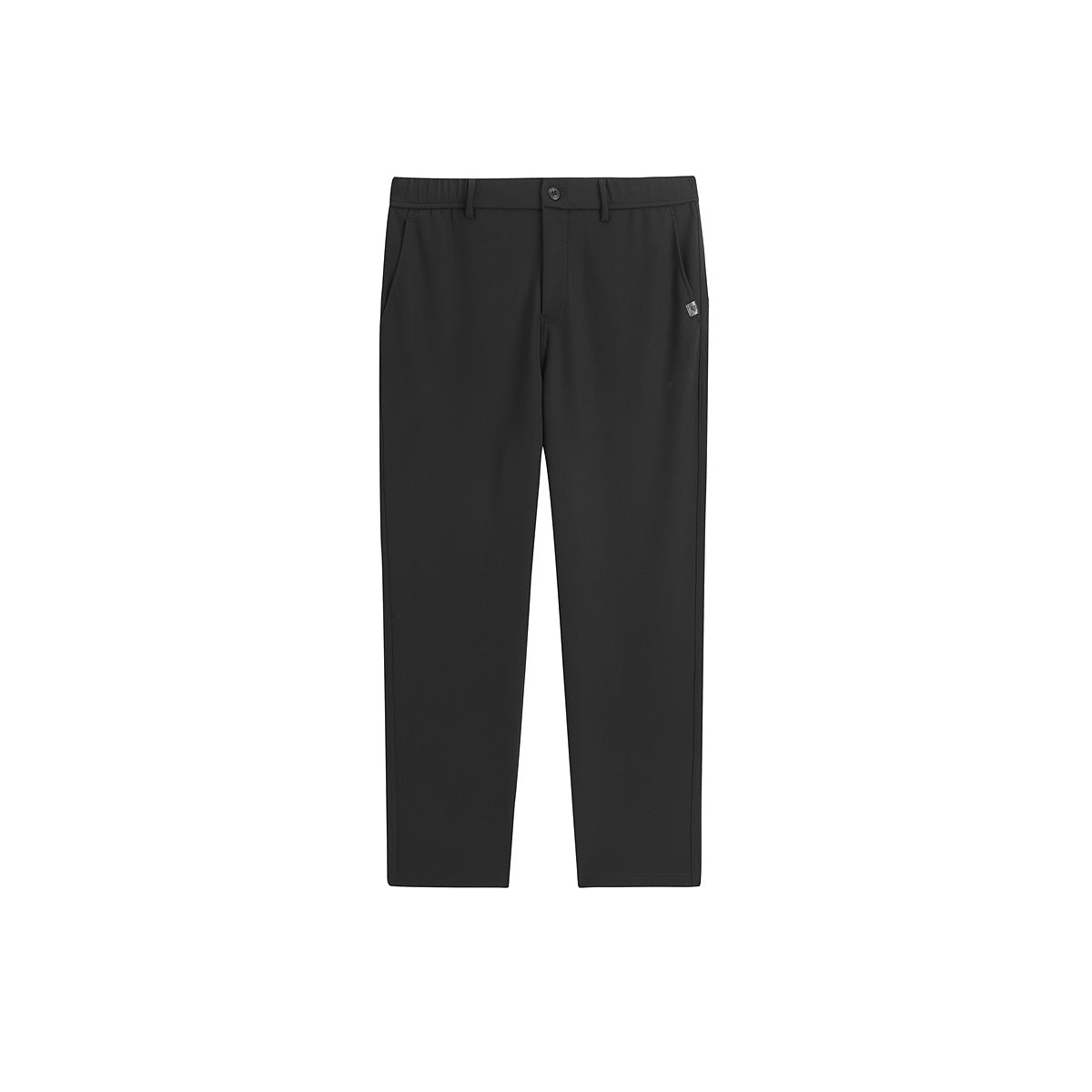 Men's Black Tapered Pants