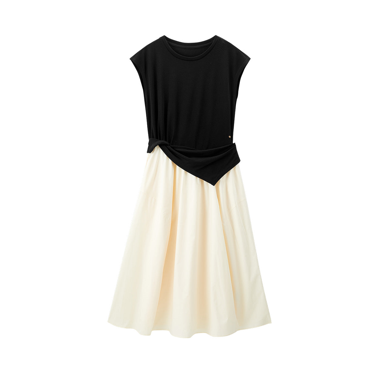 Women's TWILIGHT Contrast Color Spliced Dress