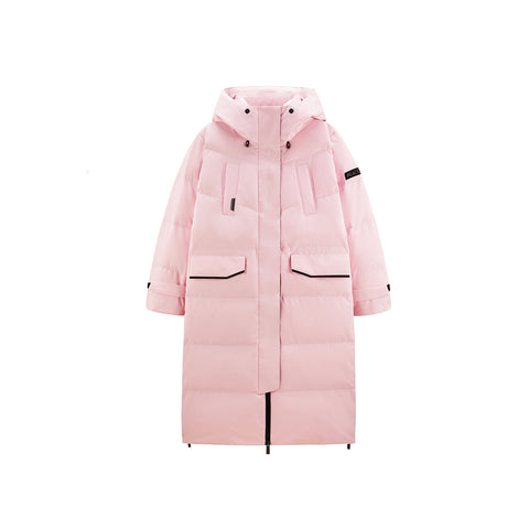 Peacebird Women *US Final Sale* Women's Warm Extra Long Parka Down Coat