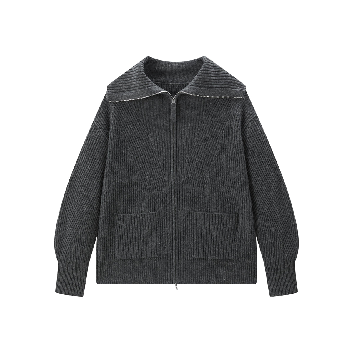 Women's Goatskin-Blend Knit Cardigan