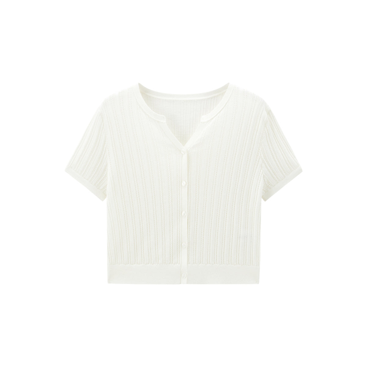 Women's Acetate Blend Knit Cardigan with Metallic Thread