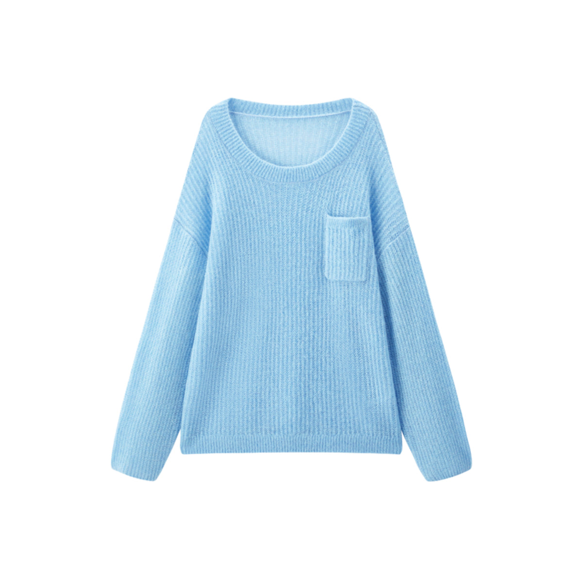 Women's Oversized Mohair Knit Pullover