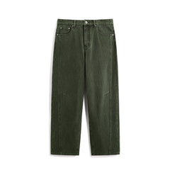 Men's Wide-Leg Colored Denim Pants