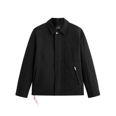 Men's Textured Jacquard Padded Jacket