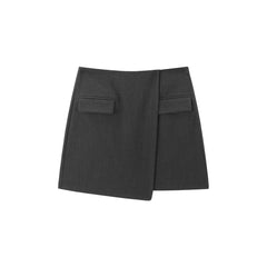 Women's High-Waist Asymmetric A-Line Mini Skirt