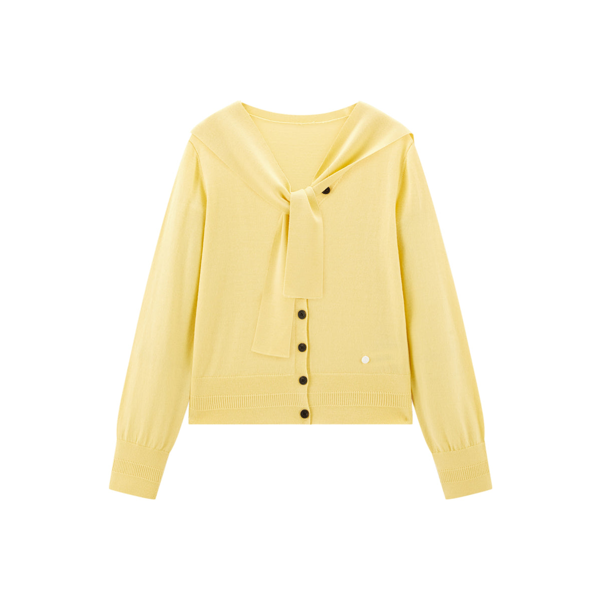 Women's Short Knit Cardigan with Detachable Cape