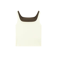 Women's Colorblock Square-Neck Tank Top