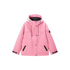 Men's Pink 3 in 1 Puffer Jacket