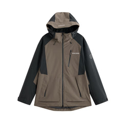 Men's Contrast-Panel Hooded Jacket