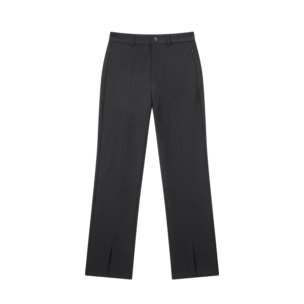 Women's High-Waist Slight-Flare Knit Pants