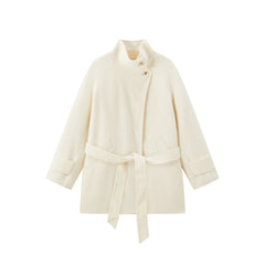 Women's Double-Face Wool Robe Coat