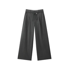Women's Oversized Suit Pants with Detachable Belt