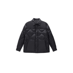 Men's Spliced Quilted Puffer Jacket