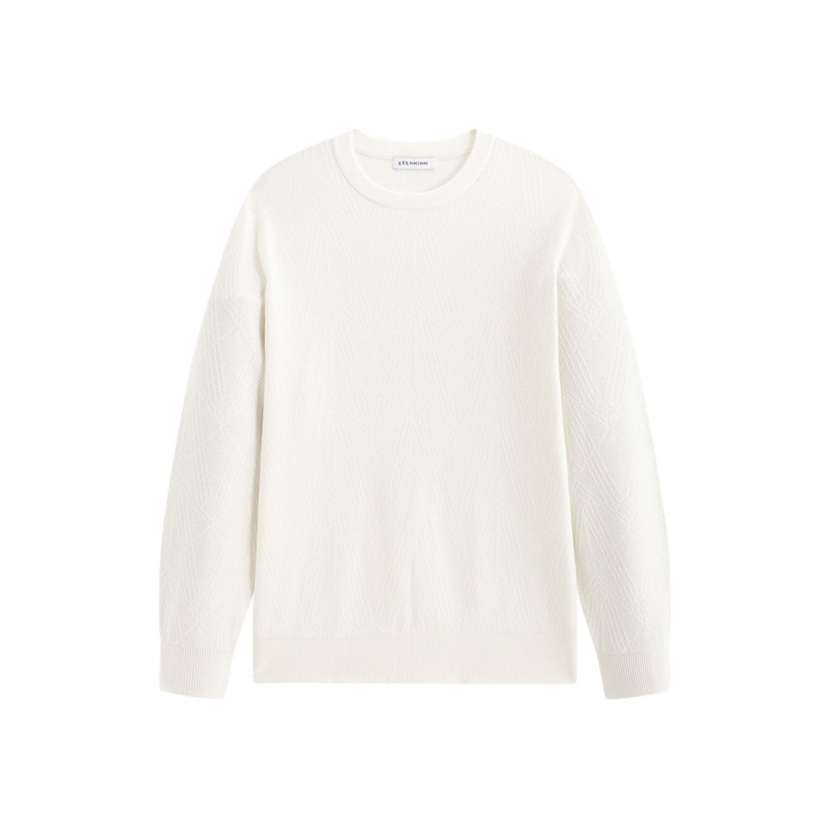 Men's Basic Chenille Textured Knit Sweater