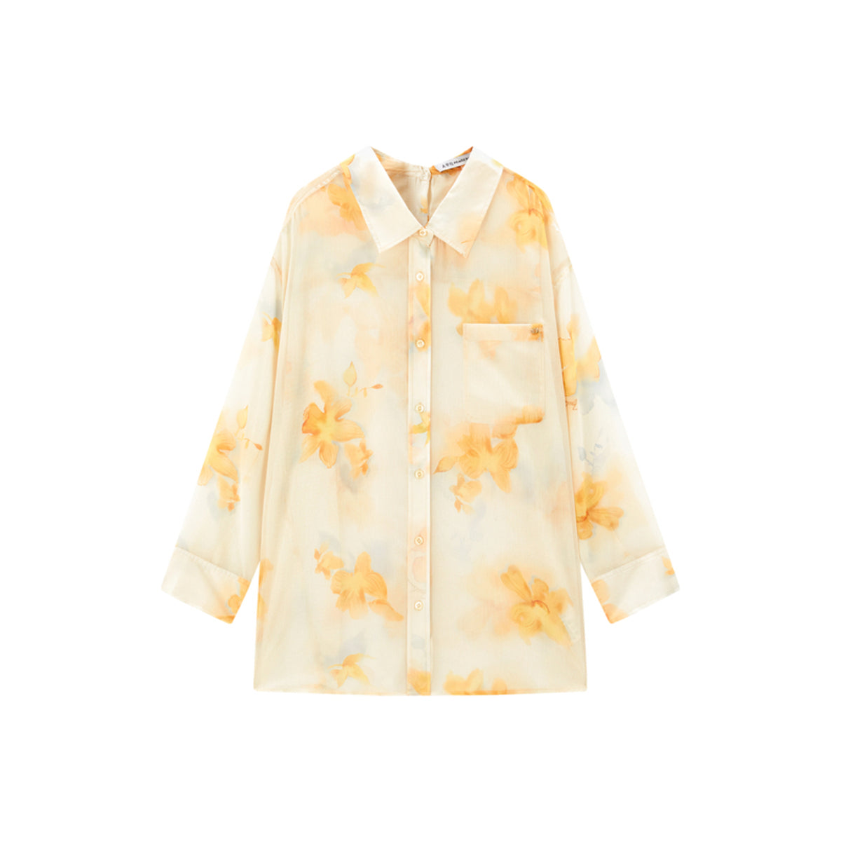 Women's Lightweight Floral Print Shirt