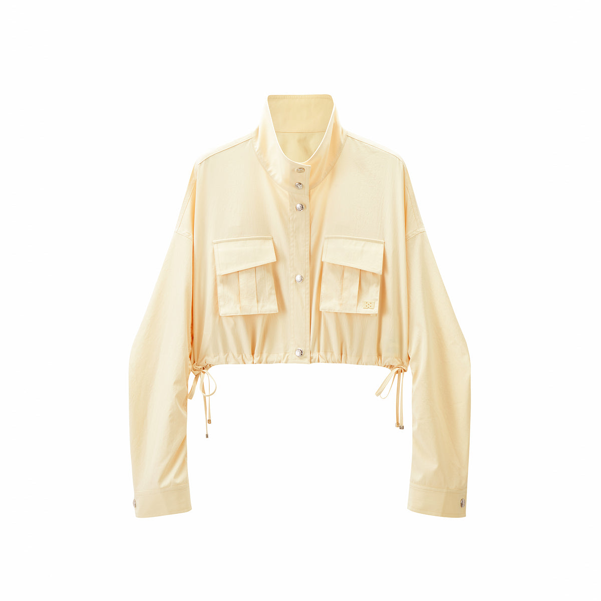 Women's Cropped Utility Oversized Jacket