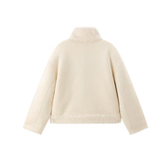 Women's Short Reversible Wool Jacket