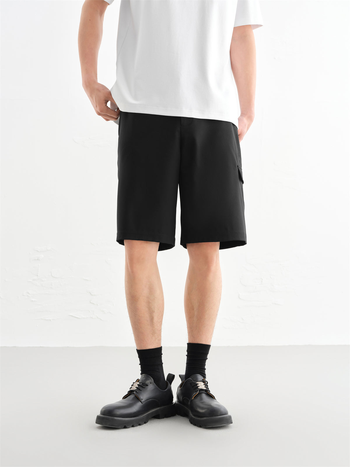 Men's Cooling Embroidered Shorts