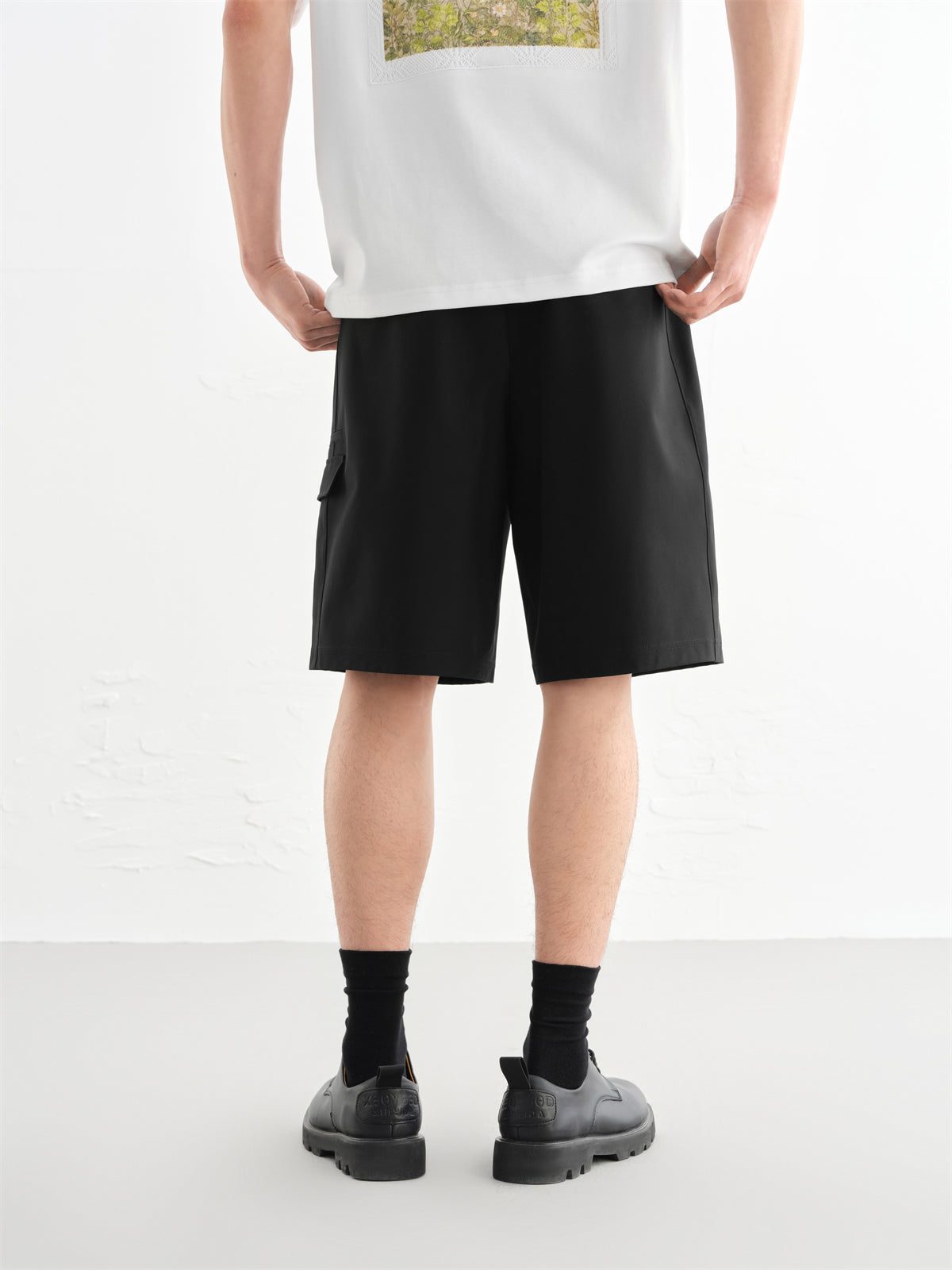 Men's Cooling Embroidered Shorts