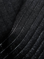 Men's Textured Knit T-Shirt with Henley Collar