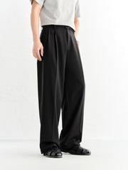 Men's Straight-Leg Pants with Belt