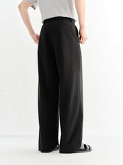 Men's Straight-Leg Pants with Belt