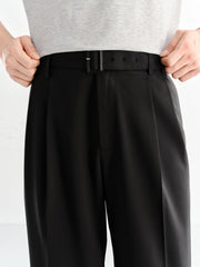 Men's Straight-Leg Pants with Belt