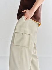 Men's Acetate Straight-Leg Cargo Pants