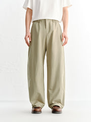 Men's Basic Cotton Wide-Leg Casual Pants