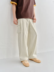 Men's Acetate Straight-Leg Cargo Pants