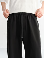 Men's Textured Tapered Knit Sweatpants