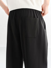 Men's Textured Tapered Knit Sweatpants