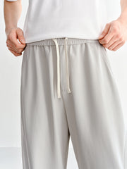 Men's Basic Knit Straight-Leg Pants